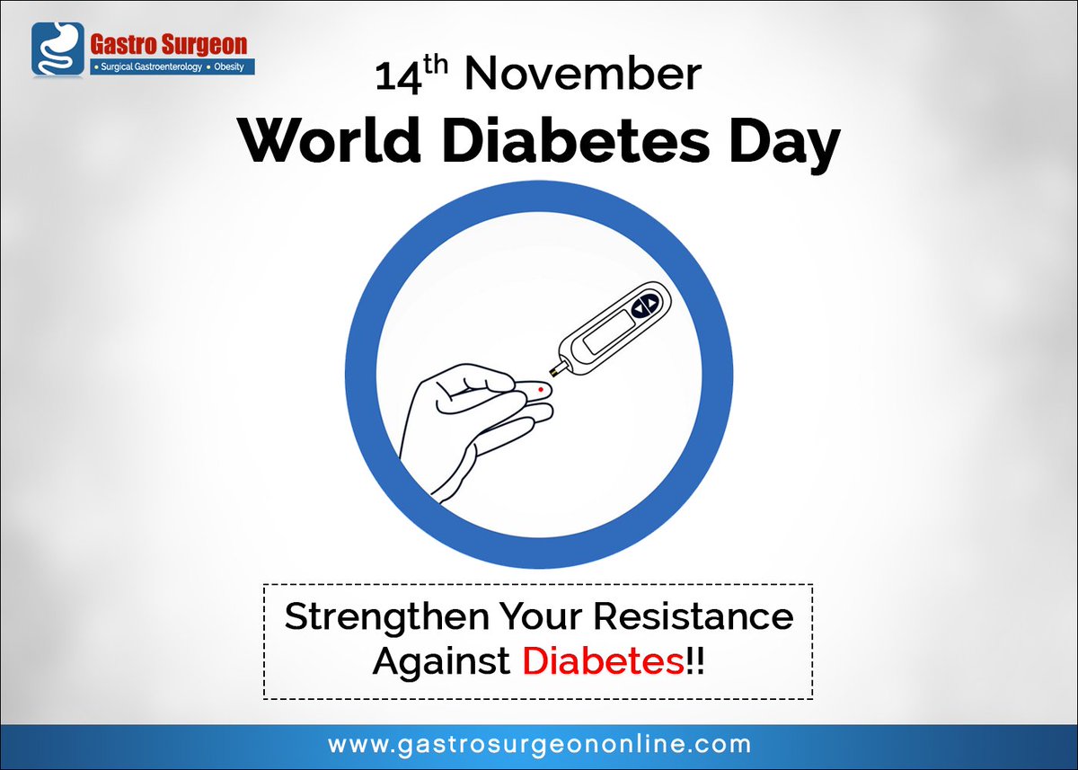 GastroSurge's tweet photo. 14th November-World Diabetes Day
The theme for World Diabetes Day 2018 and 2019 is The Family and Diabetes.
Diabetes if left untreated can lead to several short-term and long-term illnesses.
Visit us :https://t.co/82osWsZosL
#Diabetes #Chennai
Feel free to message us for queries. https://t.co/2KXrPlpVSa