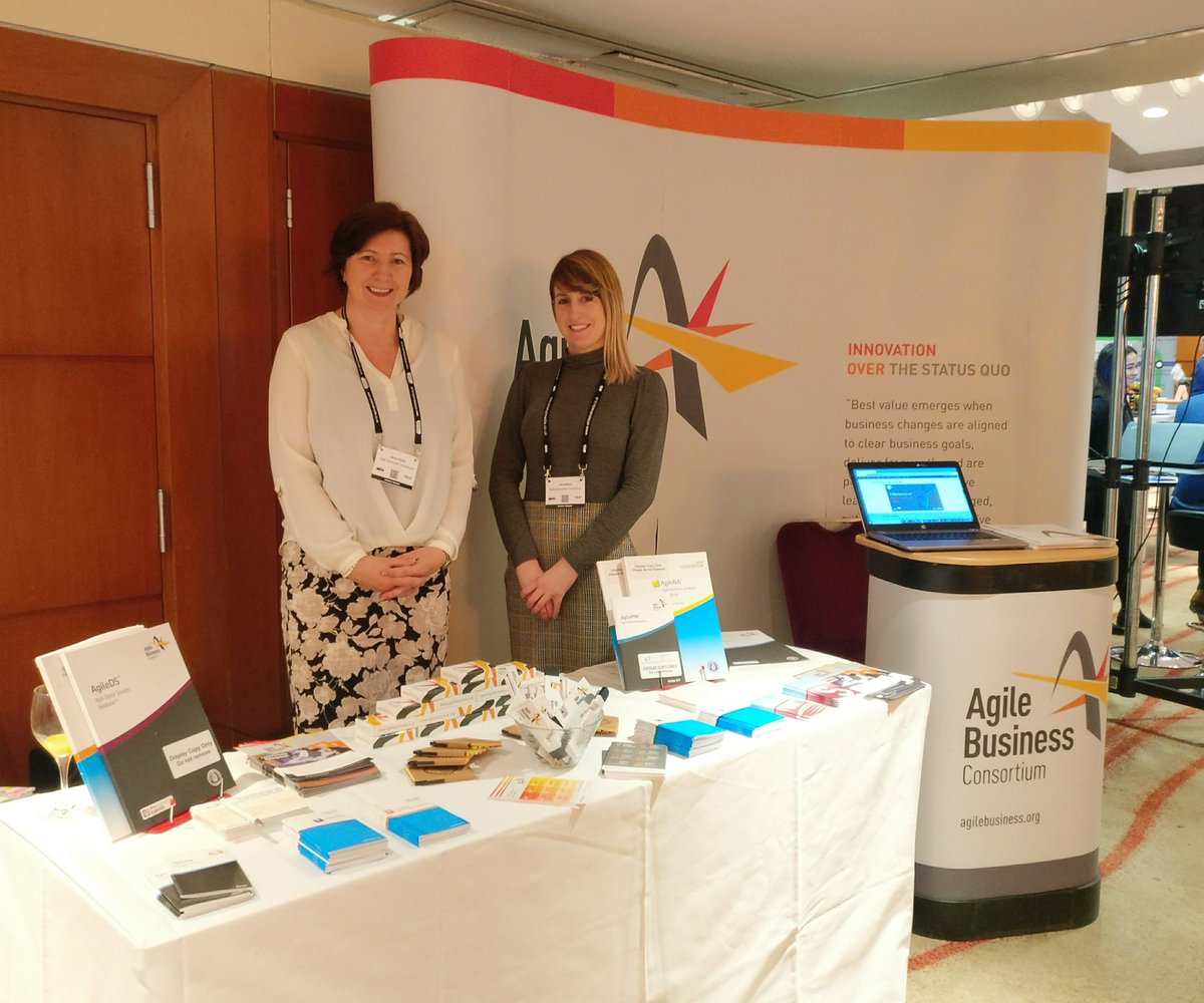 Agile_Biz's tweet photo. Jenny and @AbigailW_88 are at @WhitehallMedia's PSEICT UK event in #London today. Lead author of #AgileDs, @Stansburys, will be talking #Agile Digital Services at 4pm - don't miss it! #WMPSEICT https://t.co/bgKKUuvjcQ