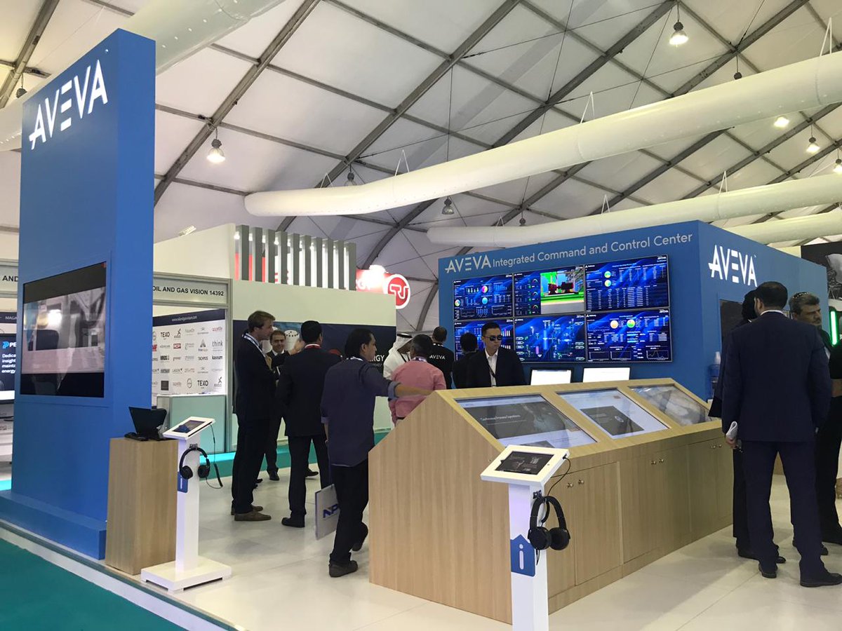 ADIPECOfficial's tweet photo. Visit the Aveva stand 14380 in the hall 14 and learn about the latest Digitalisation trends in the oil and gas sector. #ADIPECLive #ADIPEC2018 #DigitalisationInEnergy https://t.co/D8FgWdWTWM