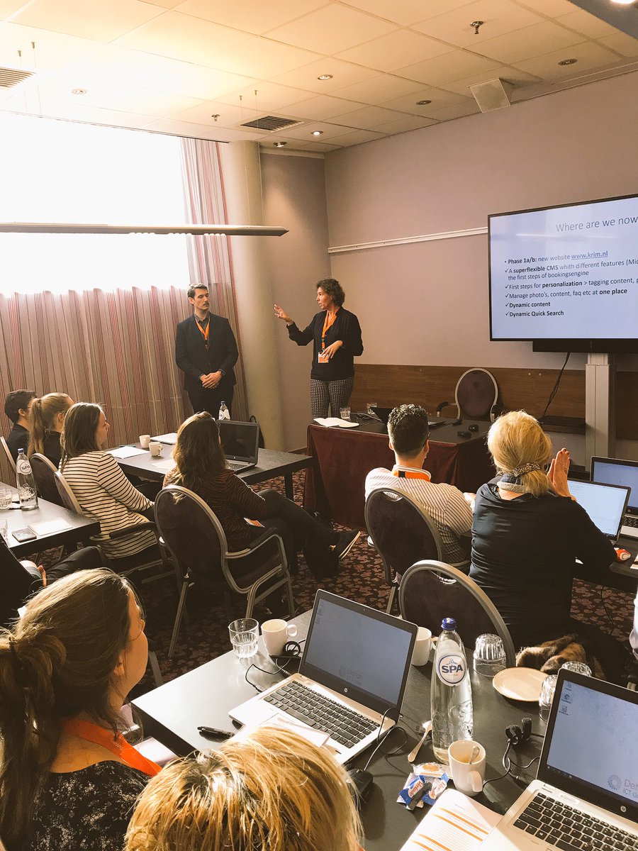 MaxxtonGroup's tweet image. Jolanda @DeKrimTexel and Michel @MaxxtonGroup presenting our new web manager with amazing results #customersuccess #maxxtonsoftware