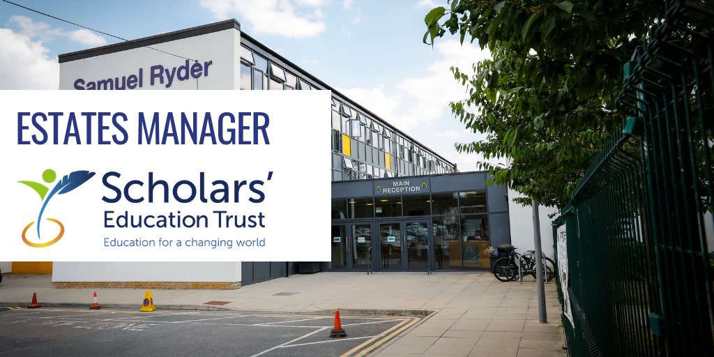 ScholarsEdTrust's tweet photo. Vacancy alert: Scholars' are an expanding trust with exciting opportunities to join their team. The Trust are currently seeking an experienced Estates Manager to manage their expanding property portfolio https://t.co/nYJrTIbowx #Hertsjobs #estatesmanager #recruiting #wearehiring https://t.co/gg1kEfdi2I