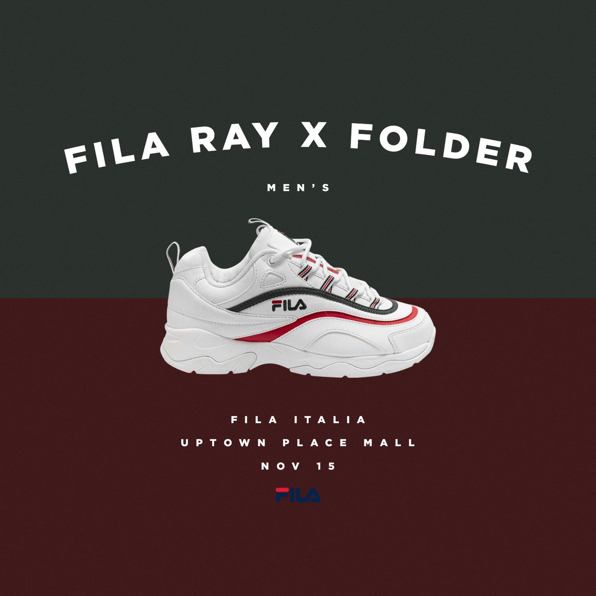 fila ray x folder