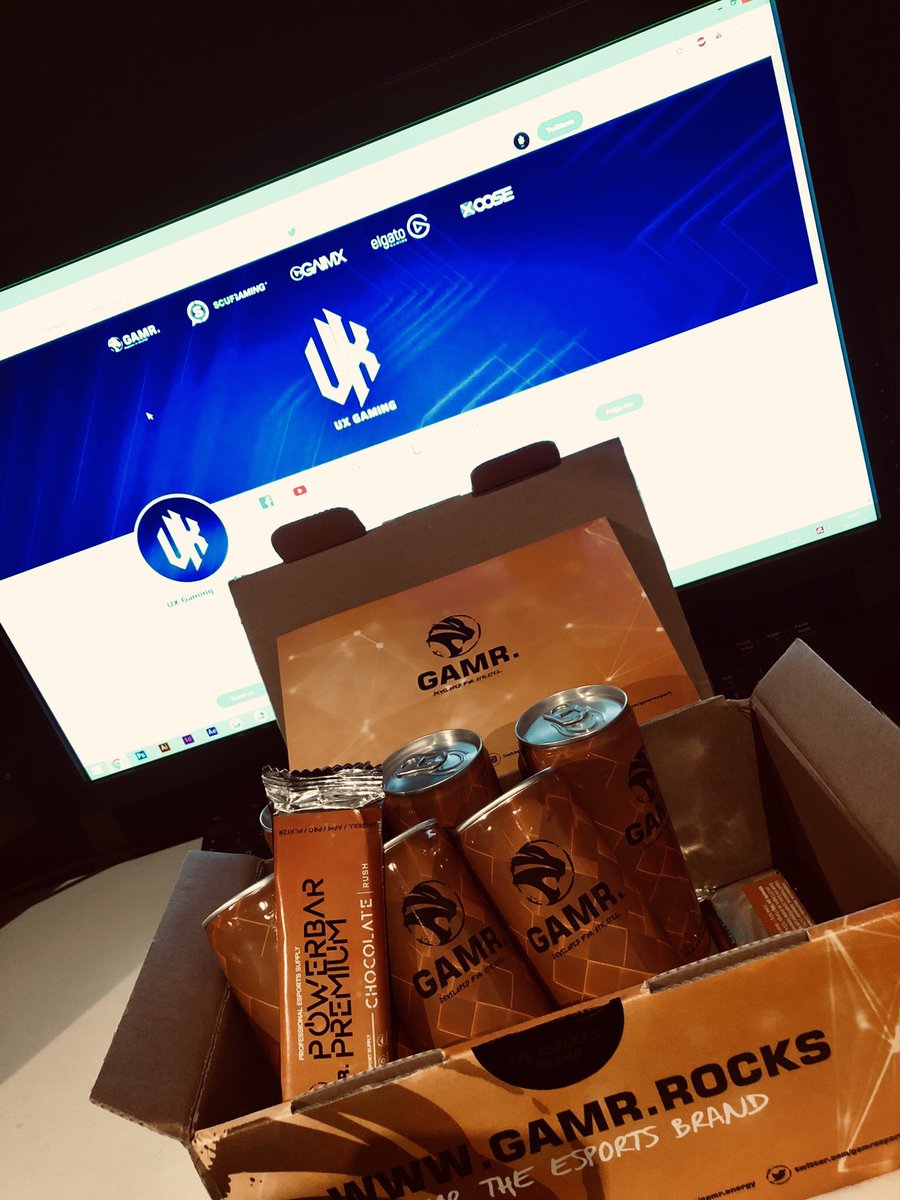 ArtOfBolt's tweet photo. Danke an @gamresport und @UXGamingDE! Schmeckt echt geil! 💙🦅 https://t.co/aqzyH57C9H
