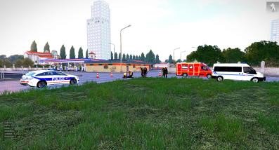 PN_A4L's tweet photo. 🚨[14/11/18] #LaPhotoDuJour  -> Accident sur voie publique impliquant un effectif de Police. Après intervention des @PompiersA4L et bilan, transport vers le CH, plus de peur que de mal et des collègues inquiets. Soyez vigilants et prudents sur la route, le danger est omniprésent! https://t.co/VuMp05n4D0