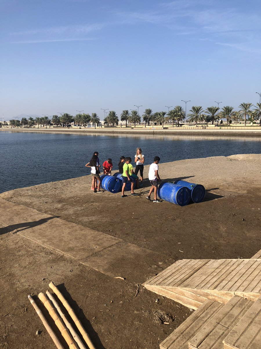 rebeccaflynnedu's tweet photo. Preparing our rafts to (hopefully!) sail across to the mangroves! #GradeFive #AbsoluteAdventure #KalbaCamp https://t.co/O8MKtTXrsr