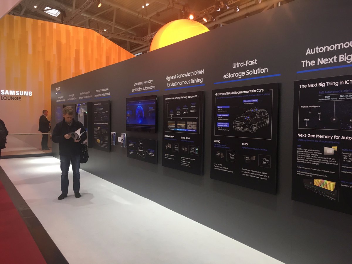 We're at @electronicaFair with #SamsungSemiconductor in Munich this week. Come and say hi! #Electronica2018 #PRlife