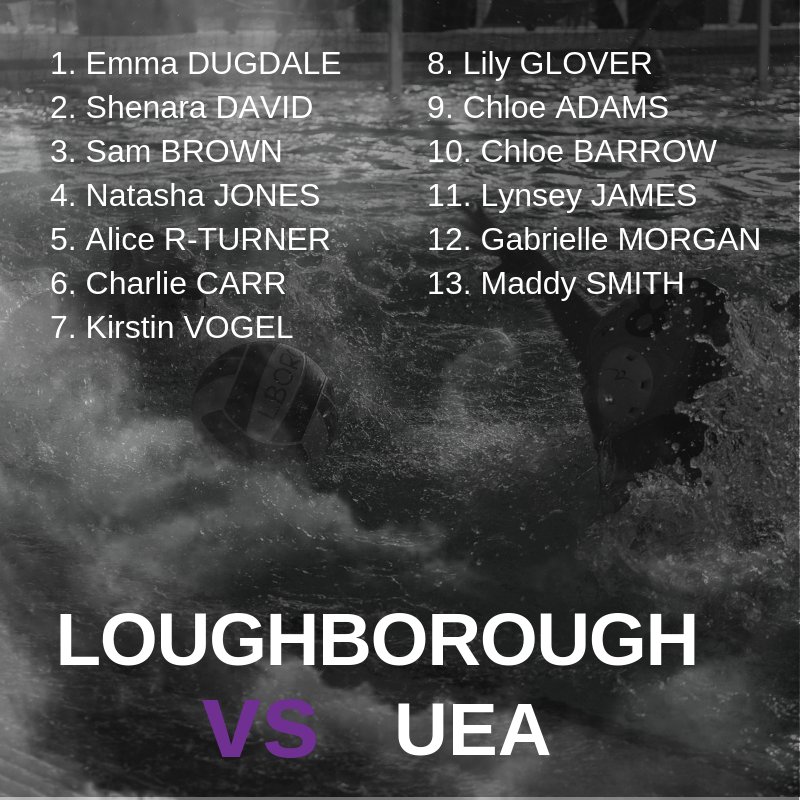 GAME DAY >> Loughborough W1 VS. <a href="/uniofeastanglia/">UEA</a> W1
**KO 12.30PM**

#BUCS #LboroFamily