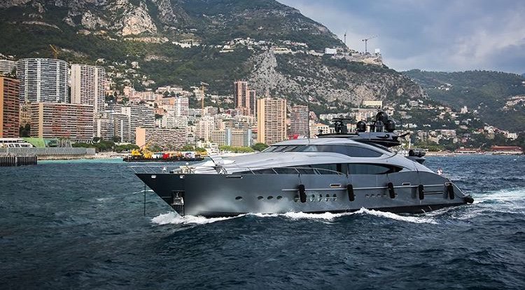 Stealth like a shark, M/Y Silver Wave cruises into Port Hercule Raphaël Belly Photography See more on the PJ 150 here bit.ly/2gUVNKU