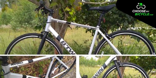 btwin triban 100 flat bar