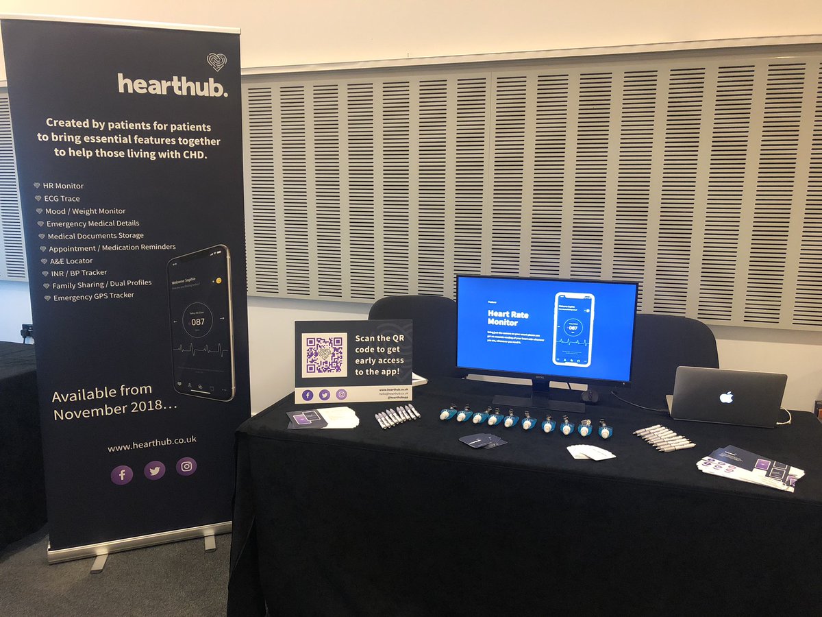 hearthubapp's tweet photo. Come and see us at @bcca_uk conference today in Liverpool, scan the QR code to sign up for early access to the hearthub app! #BCCAConference2018 #BCCA @ACCLiverpool https://t.co/afSm5nHwiL