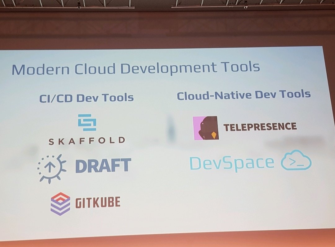 Tools for #CloudDevelopment.

#draft @devspace_ @telepresenceio #skaffold @gitkube #ConLi18 #ConConf18