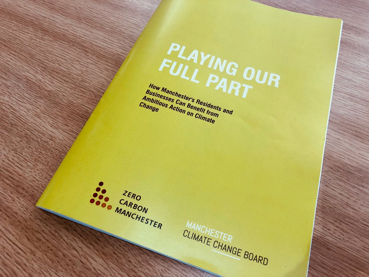 Today Manchester  has made an ambitious commitment to play its full part to become a zero carbon city by 2038, 12 years earlier than previously planned &amp; the first Council to make such a commitment to tackle global climate change  <a href="/McrClimate/">Manchester Climate Ready</a>  

In full: socsi.in/RtxCb