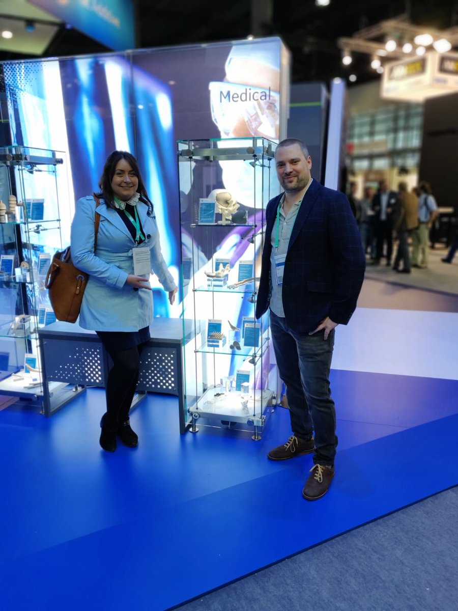 FLO2MAL's tweet image. Getting ready to represent @cbmwales on the @GEAdditive stand at 2pm. Our clinically applied medical examples will be showcased for the duration of @formnext_expo #3dprinting #frankfurt #ebm #arcam #ge