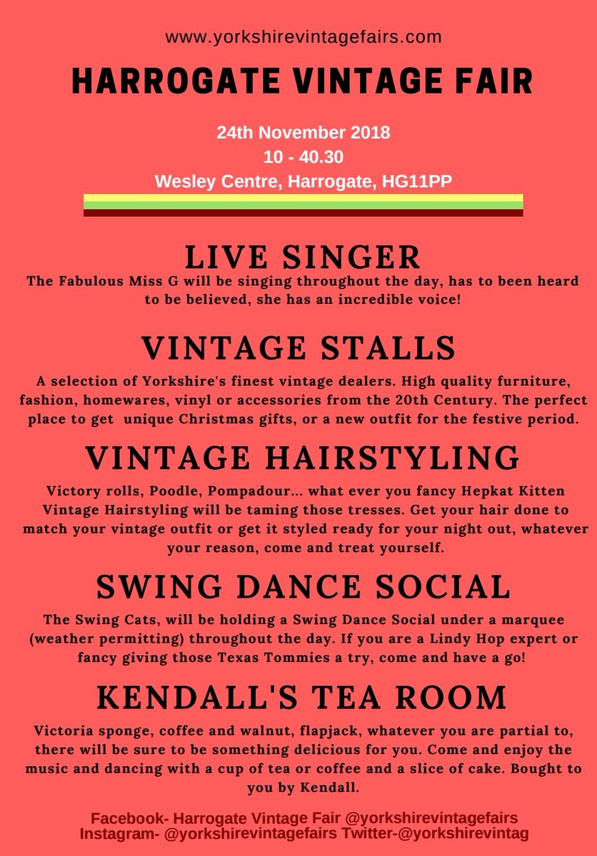 yorkshirevintagefair (@yorkshirevintag) on Twitter photo It is just over a week to go! There will be 2 floors of #vintage delights. <a href="/VisitHarrogate/">Visit Harrogate</a> <a href="/Harrogate_News/">Harrogate Informer</a> @Harrogatehour <a href="/HGchamber/">Harrogate District Chamber of Commerce</a> @StrayFM @aboutharrogate <a href="/HarrogateScribe/">Peter Lilley</a> <a href="/futureharrogate/">Future Harrogate</a> <a href="/AskHarrogate/">Ask Harrogate</a> <a href="/BusinessHgte/">Business Harrogate</a> <a href="/ReviewHarrogate/">The Harrogate Review</a> <a href="/moreHarrogate/">Harrogate Visitor Information</a> It is just over a week to go! There will be 2 floors of #vintage delights. <a href="/VisitHarrogate/">Visit Harrogate</a> <a href="/Harrogate_News/">Harrogate Informer</a> @Harrogatehour <a href="/HGchamber/">Harrogate District Chamber of Commerce</a> @StrayFM @aboutharrogate <a href="/HarrogateScribe/">Peter Lilley</a> <a href="/futureharrogate/">Future Harrogate</a> <a href="/AskHarrogate/">Ask Harrogate</a> <a href="/BusinessHgte/">Business Harrogate</a> <a href="/ReviewHarrogate/">The Harrogate Review</a> <a href="/moreHarrogate/">Harrogate Visitor Information</a>