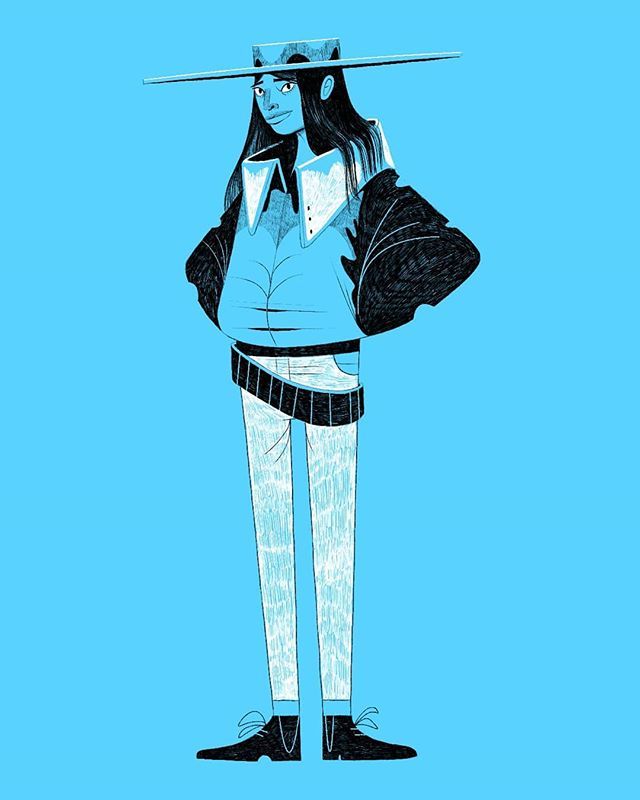 I've been trying to understand digital brushes etc better - here's a drawing done to test out a brush I made. I'm not sure how good an idea it is to recreate 'real' textures digitally. I think I will probably go too far down this path then walk it back s… ift.tt/2PUea7W