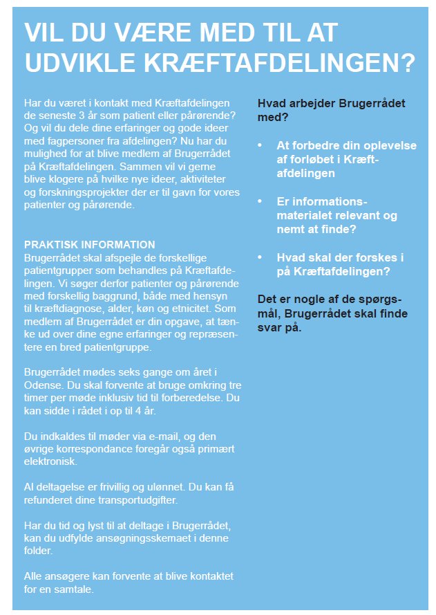 Onkologisk Afdeling R, OUH tweet media