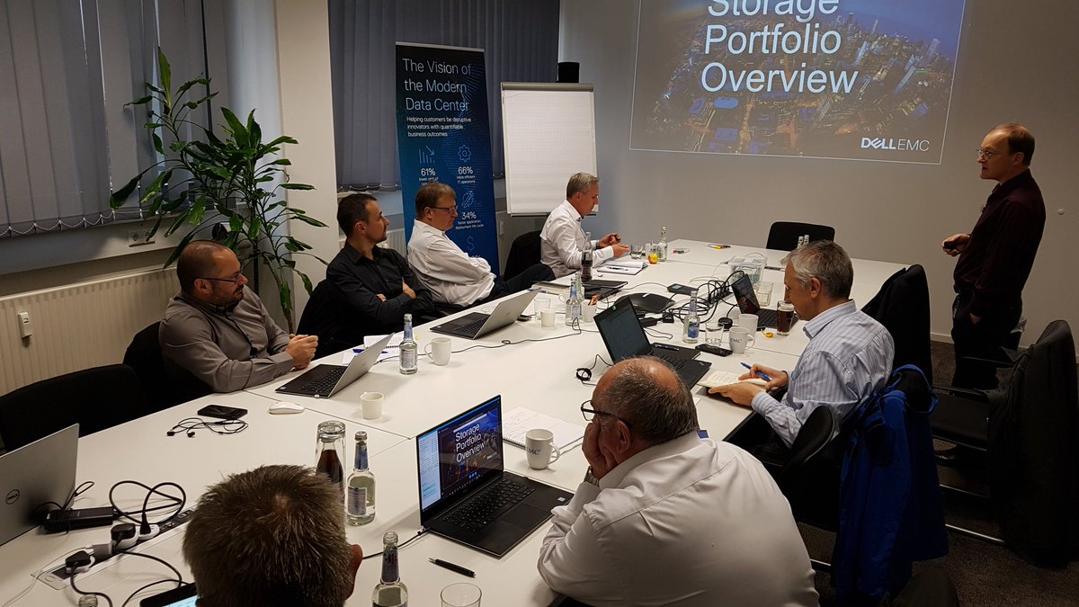 dcgeekmm's tweet image. Portfolio Update for our friends from @Atos delivered by our @DellEMC experts. It&apos;s a great pleasure to host this group.