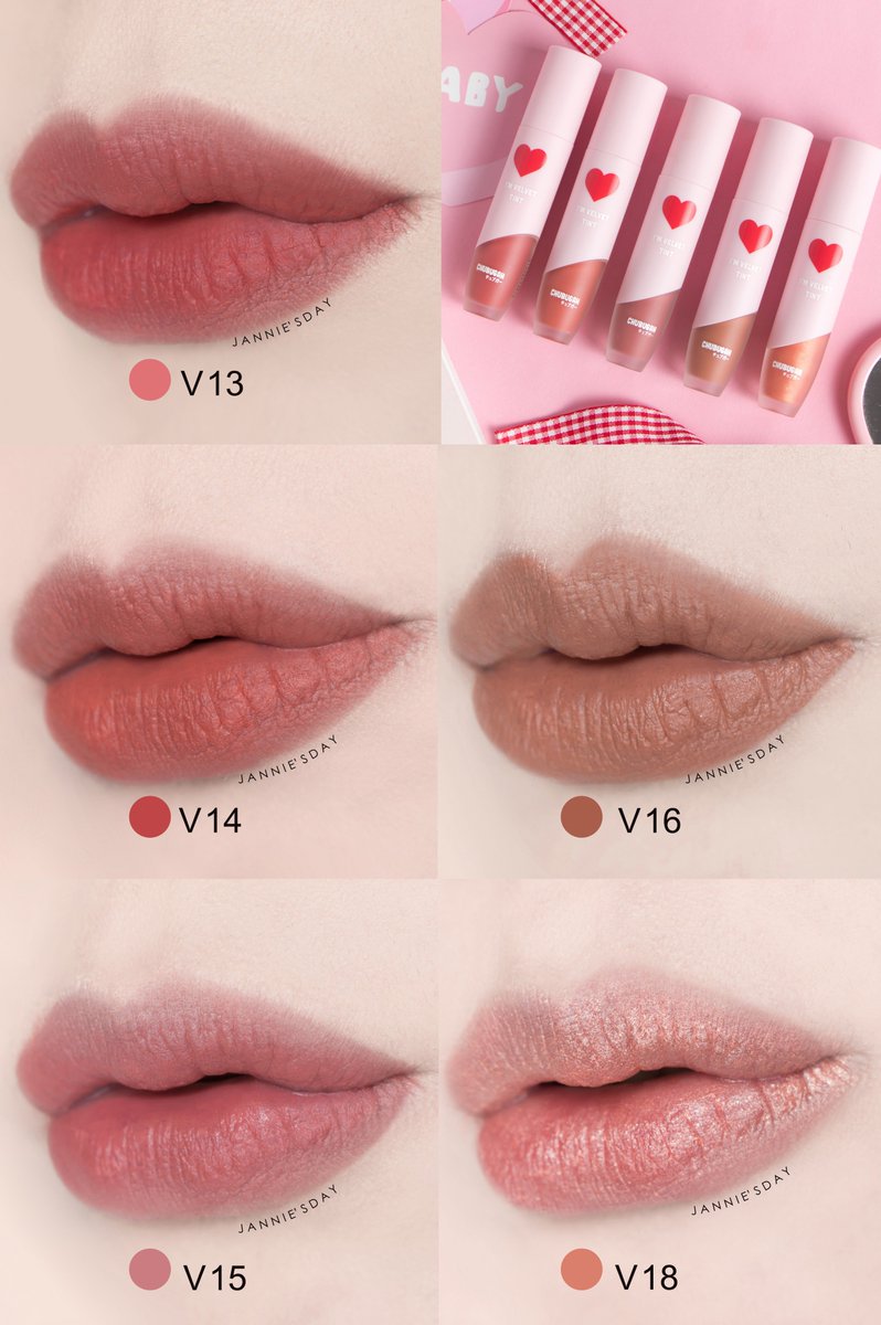 Janniesday_'s tweet image. คือแค่พกจ. ก็ใจบางแล้วอ่ะ สวอช 5 สี ของลิป CHUBUGAH เนื้อเวลเวทนุ่มมาก แล้วโทนสีคือละมุนๆ เป็นโทนที่ทาเป็นบลัชได้ด้วย เบอร์ V18 อันนี้คือเนื้อทาแล้วสีคล้ายบลัช NARS #ORGASM มาก สีแนะนำคือเบอร์ V13 เบลนแล้วละมุนมั่ก! (ต่อ) 
#ไว้รีวิวห้ามขายของโว้ยย  #แจนนี่รีวิว