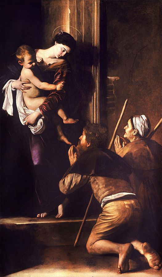 The Madonna of Loretto or Pilgrim's Madonna is a famous painting (1604–1606) by the Italian Baroque master Caravaggio, located in the Cavalletti Chapel of the church of Sant'Agostino, near the Piazza Navona in Rome.
#Caravaggio #MadonnadiLoreto