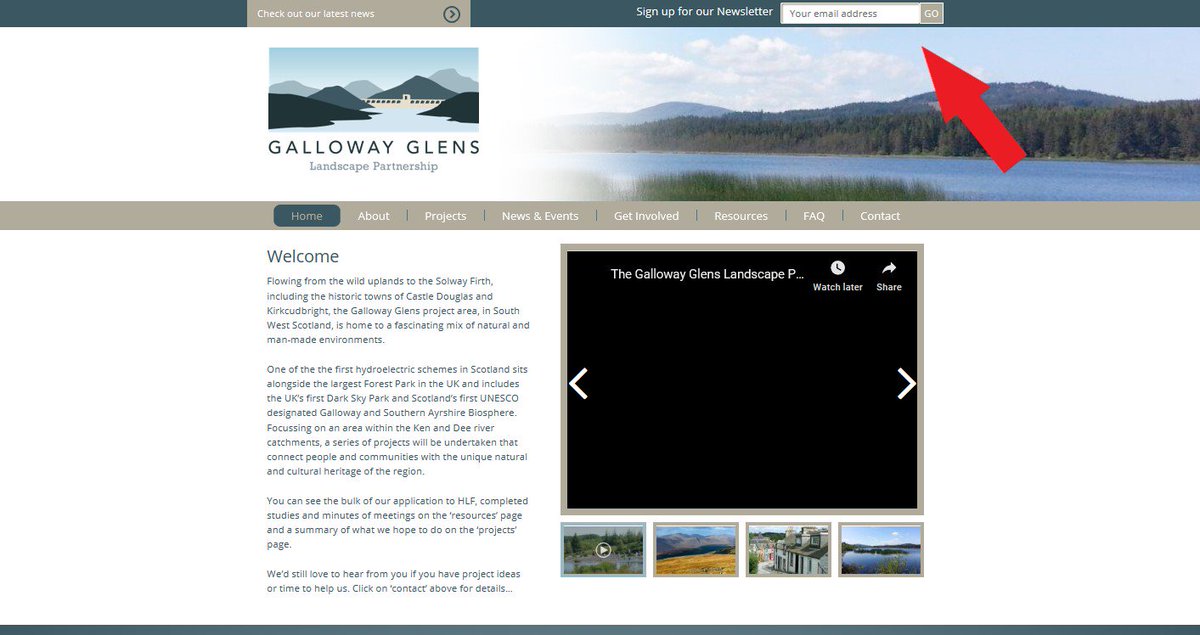 Lots going on with a number of projects getting started. Have you signed up for our newsletter? Visit our website gallowayglens.org and click here!