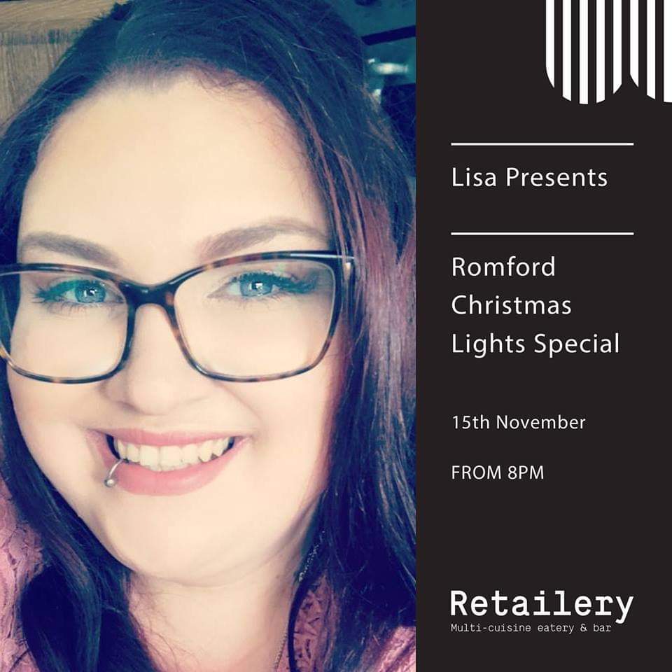 Join us after tomorrow night's Xmas lights switch on in Romford to keep warm.and listen to the sounds of our singer Lisa!
<a href="/havering/">Havering</a> @romfordxmaslights <a href="/the_energy/">The Energy Bridge(TEB)</a> #xmas