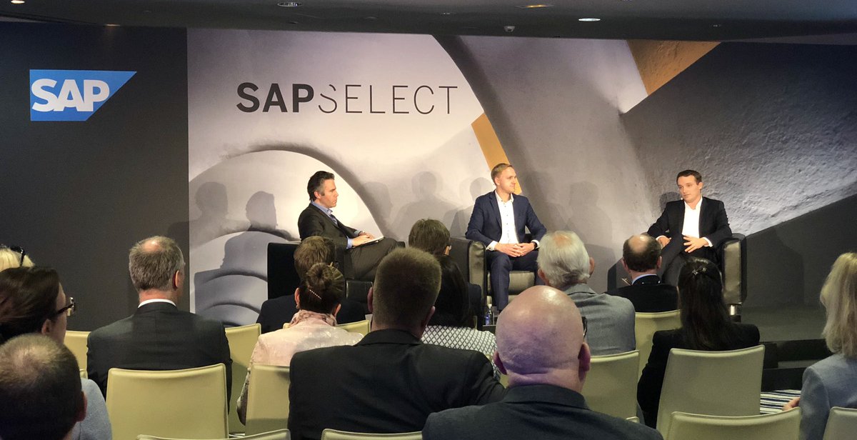 adamsw's tweet image. #SAP drinks it’s own champagne. Very interesting update about how SAP transformed into a true #IntelligentEnterprise &amp;gt;&amp;gt; and more to come. Panel with @ChrstnKlein @JuerMueller @NickTzitzon #SAPSelectBCN #saprunssap #realtime #Insights #MachineLearning #AI