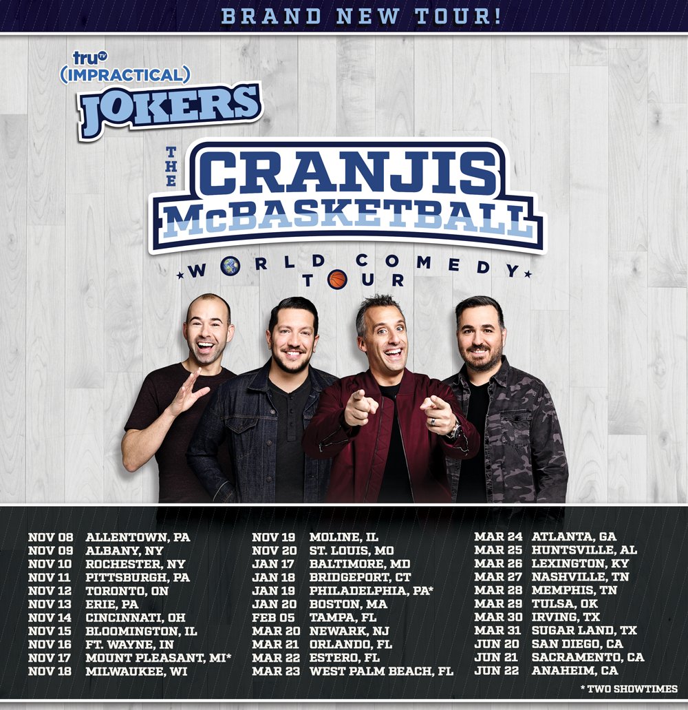 The Tenderloins on Twitter "JOKERS FANS BUS TOUR KICKS OFF NEXT WEEK