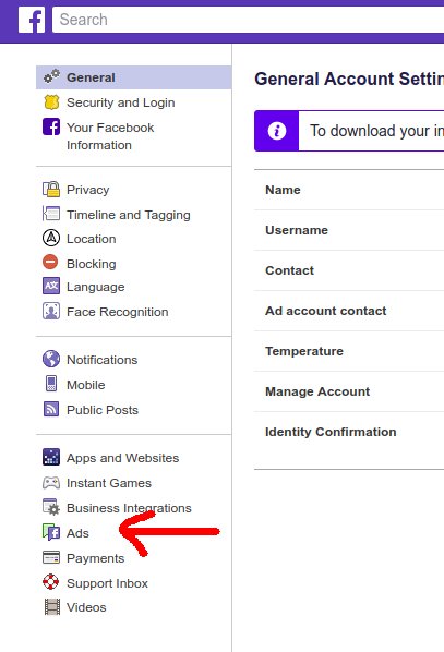 crearteso's tweet photo. Por seguridad, si aún utilizas #Facebook, una facilidad que te gustará desactivar, es eliminar la posibilidad de que tus anunciantes objetivo utilicen tus datos por fuera de Facebook.

Ir a Settings > Ads > desactive las 3 opciones mostradas en la foto.

Si te gustó dar 🔃 https://t.co/ndDgwNX8r7