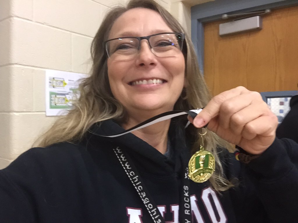 I just received 8th grade #TopTeacher of Term 1 @McMillanJHMC   I’m so proud that my colleagues voted for me & notice the hard work. Kids were saying my name before @JasonErvinWISD did when he mentioned “keeps kids engaged”!!! Thank You !!!!