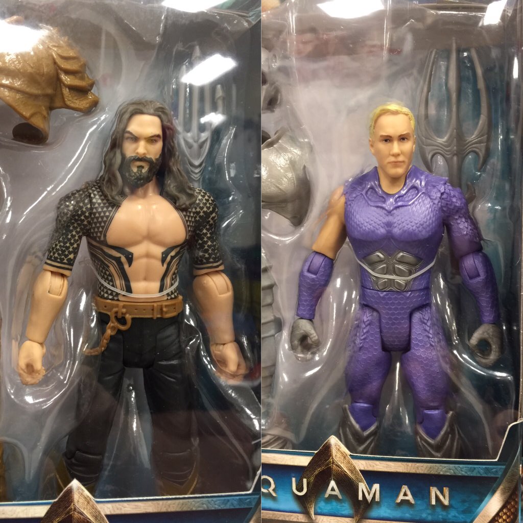 C_C_L_Collector's tweet image. Spotted a couple of the new #aquamanmovie #mattel #basicline #hydrotek #colorchanging figures at my local #target this morning. Also found the #Funko exclusive #BlackManta #POP
@PeteIllustrated @smb_ryan @J_Rocka
