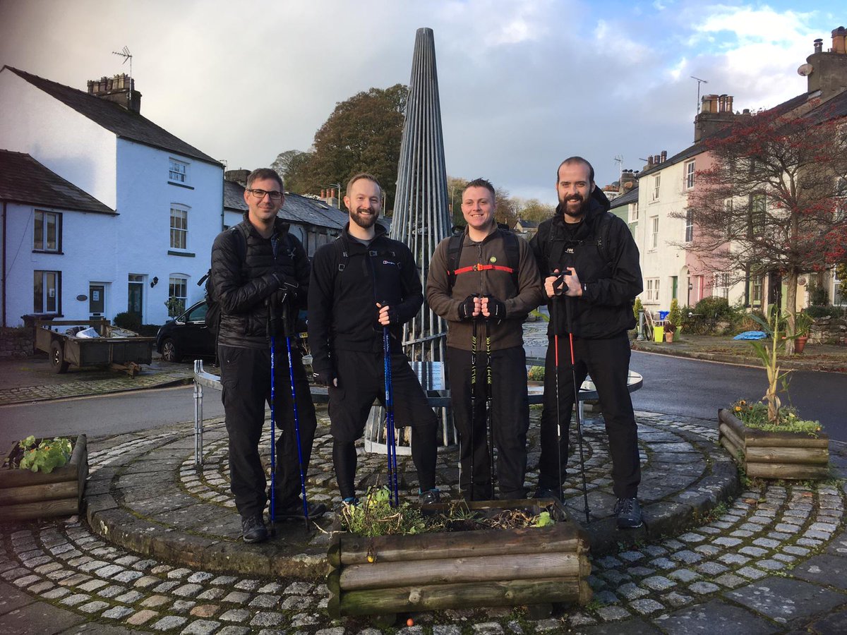 TheWay2Remember's tweet photo. The team ready to go this morning, bit of a late start due to last night’s traffic but ready and raring to go - Op Support https://t.co/PuBApFjyWI