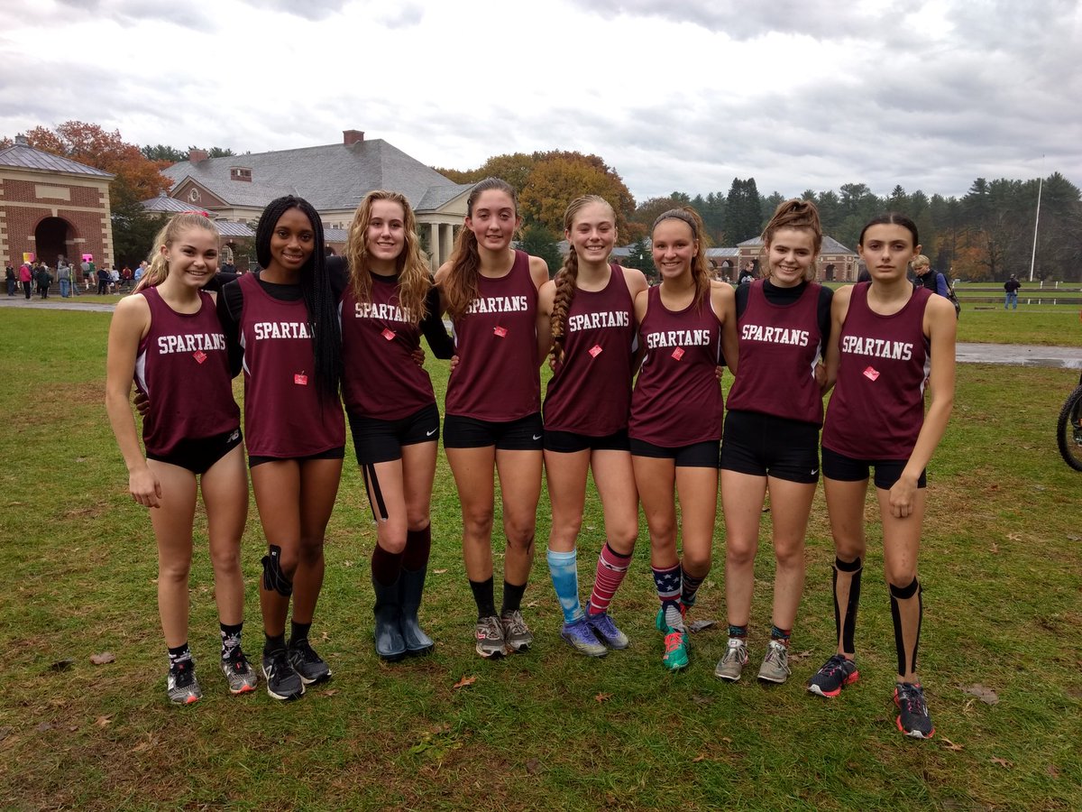 Greenville Cross Country after their race.