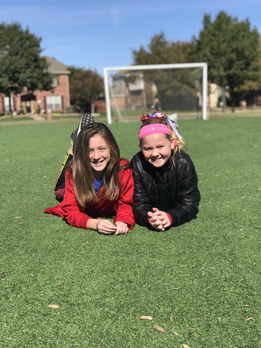 When girls take over the football/soccer field 😂😂 <a href="/FisherElem/">Fisher Elementary</a> #5thgrade