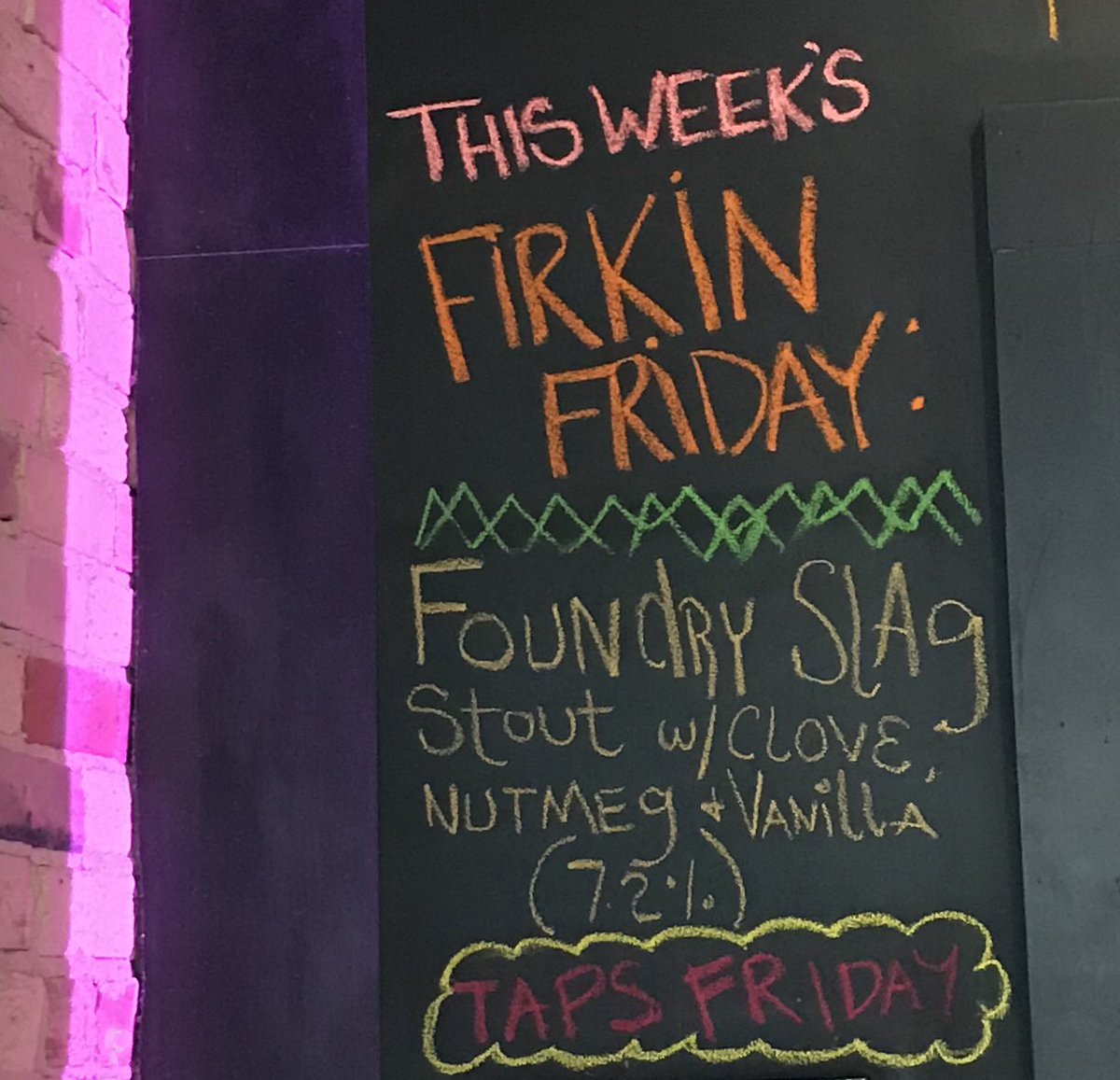 It’s Firkin Friday!!! #unrulybrewing #mibeer #watchmUSkeGOn