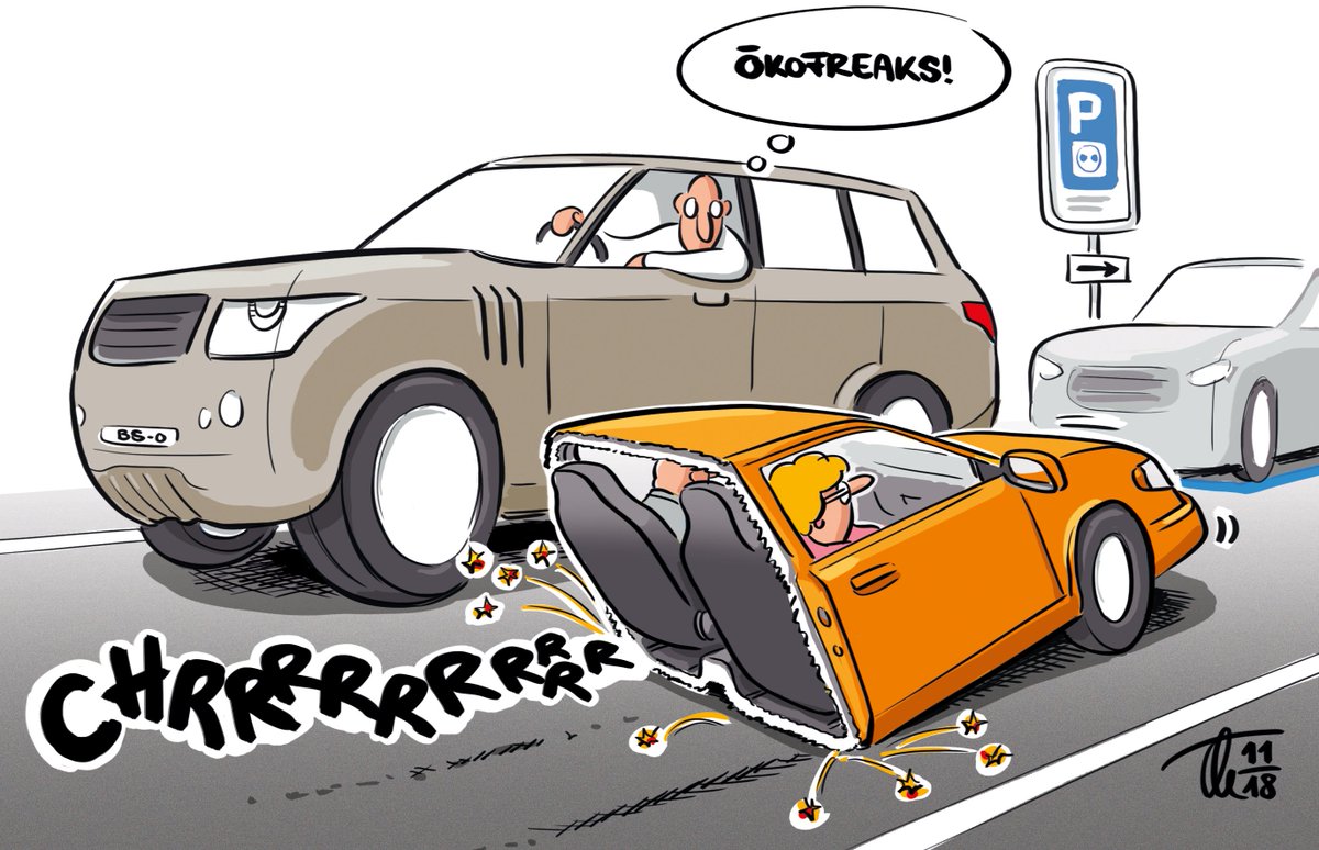 Parkgebühren verdoppeln? Das ginge doch auch anders. #gesehen von Tom Künzli