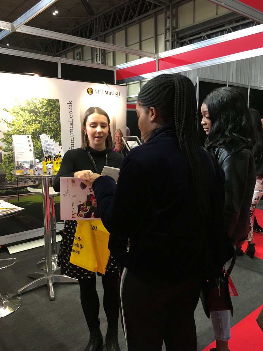 All ready at #GradJobs_Live!, come along and meet some of our current graduates #PTS2019 #graduates