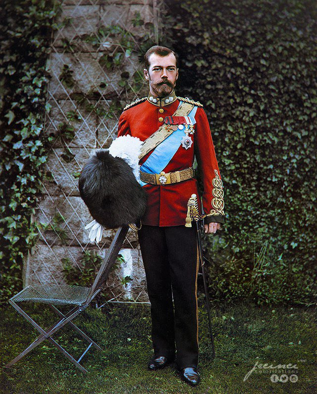 Николай II в униформе Шотландского королевского полка. Сентябрь 1896 г. #RT