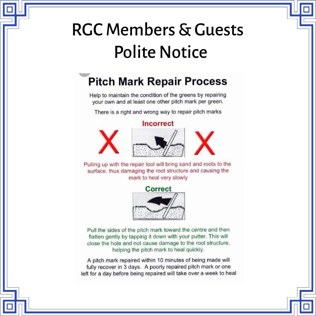 Romfordgolfclub's tweet photo. Members and guests please take note, respect the golf course #golf #rgc #golfcourse #traditionalgolfclub https://t.co/PdrMs4hfqV