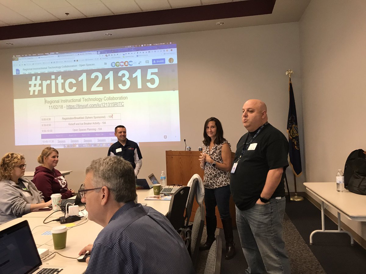 EdTechSmith's tweet photo. Kicking off #ritc121315 @zimmermank @edtechben #energized #edtechtribe https://t.co/gLv27svQAi
