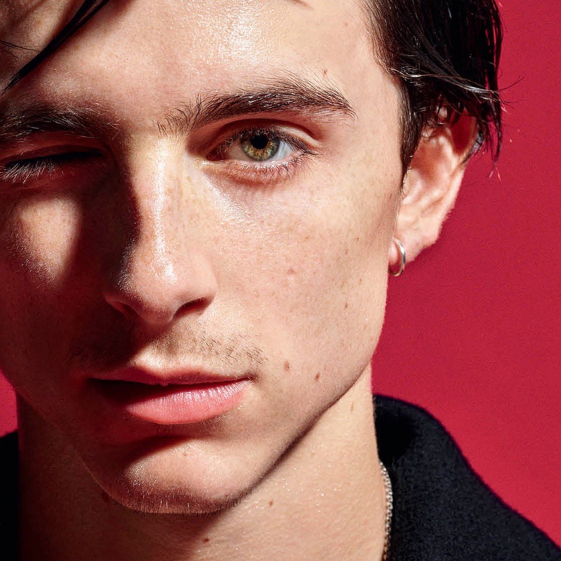 Timothée Chalamet photographed by Mario Sorrenti for i-D Magazine