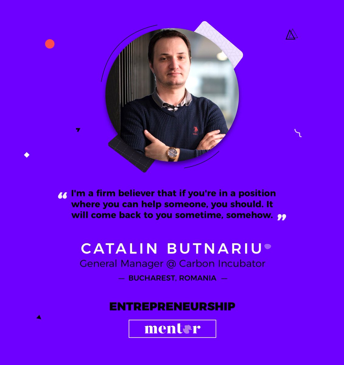 FindMyMentor's tweet photo. Apply: https://t.co/W0i6frogTc
Catalin Butnariu is the General Manager of the Carbon Incubator.

Want to build a startup or a career in the video game industry? Apply If you want to learn about early setup, product planning, product market fit, pitching &amp; talking to investors! https://t.co/VfPEVqOZ29