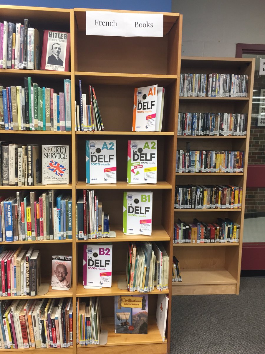 .<a href="/FenelonFallsSS/">Fenelon Falls SS</a> #delf training books with audio cds and answer booklets are available in the library !
#tldsblearns