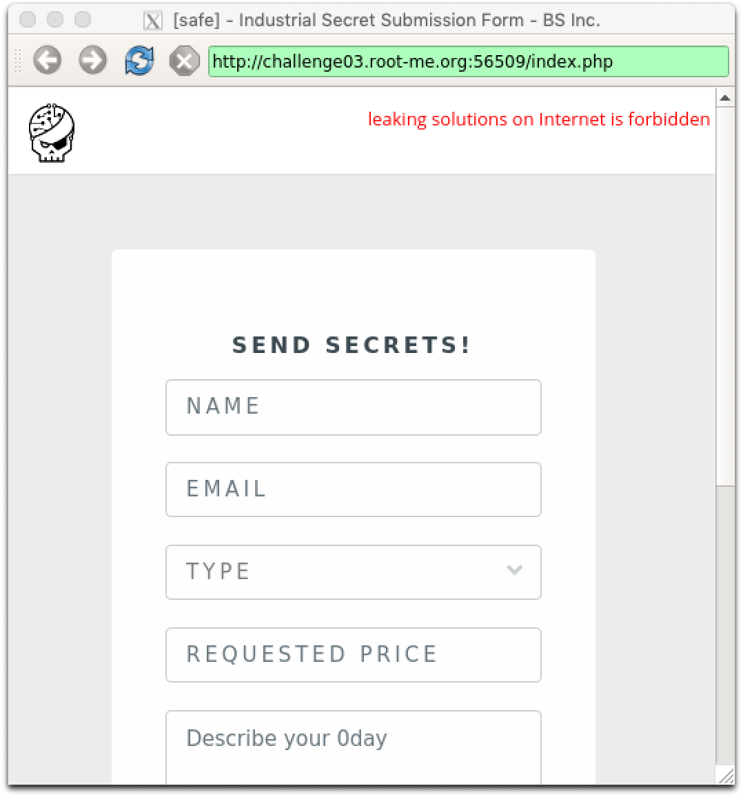 Please welcome a new type of challenge on Root-Me:
BROWSER EXPLOITATION
Introduction challenge: root-me.org/en/Challenges/…