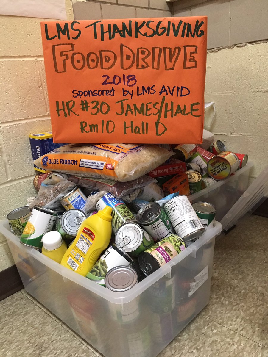 Liz James (@msjames_mtss) on Twitter photo 485 lbs. and counting! <a href="/LMS_AVID/">LMS_AVID</a> students host the <a href="/LansdowneMS/">Lansdowne Middle</a> 2nd annual food drive #Thanksgiving2018 #MakingADifference <a href="/BCPS_AVID/">Baltimore Co AVID</a> <a href="/MrDunlapLead/">Frank Dunlap</a> <a href="/FrazierWorks/">Wanda Frazier</a> <a href="/BMurray_LMS/">Barbara Murray</a> 485 lbs. and counting! <a href="/LMS_AVID/">LMS_AVID</a> students host the <a href="/LansdowneMS/">Lansdowne Middle</a> 2nd annual food drive #Thanksgiving2018 #MakingADifference <a href="/BCPS_AVID/">Baltimore Co AVID</a> <a href="/MrDunlapLead/">Frank Dunlap</a> <a href="/FrazierWorks/">Wanda Frazier</a> <a href="/BMurray_LMS/">Barbara Murray</a>