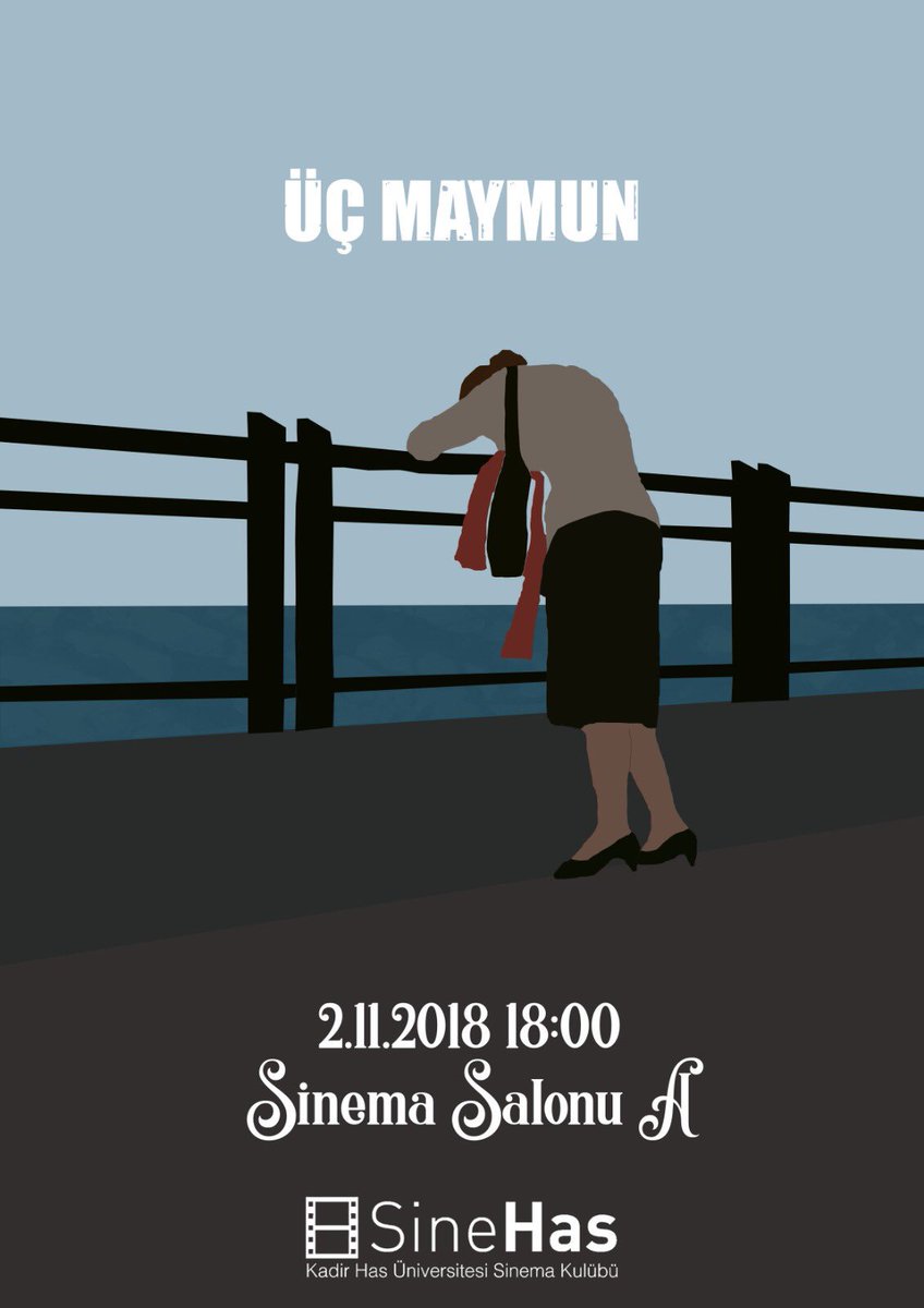 Cuma Sineması’nda bu hafta Nuri Bilge Ceylan’ın Cannes Film Festivali ödüllü “Üç Maymun” filmini izleyeceğiz. 

18.00’da Sinema Salonu A’da görüşmek üzere!