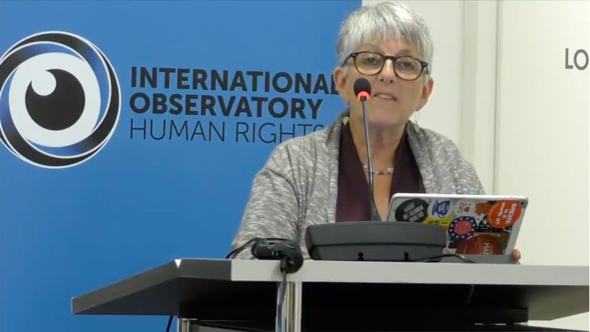IOHRTurkey's tweet image. “Yaratıcı direniş ruhunun gerçek bir hayranıyım.” AP Milletvekili Julie Ward’ın @julie4nw  @zehradoganjinha #FreeZehraDogan için #IOHR konferansında verdiği mesaj. #IOHR’nin #TürkiyeİnsanHakları konferansını canlı izlemek için buraya tıklayın: bit.ly/2EZ01SE