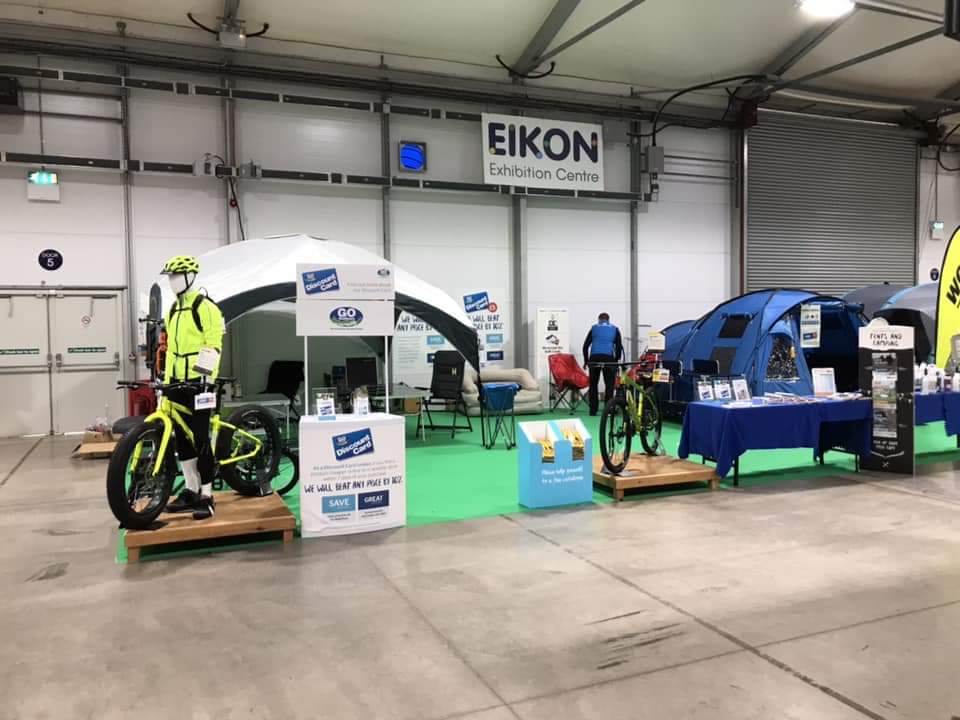 The #Newtownabbey #GoOutdoors team are all setup here for the #NILeisureShow at @EikonExhibition Come and talk to us about all your #Camping &amp; #Caravan essentials
