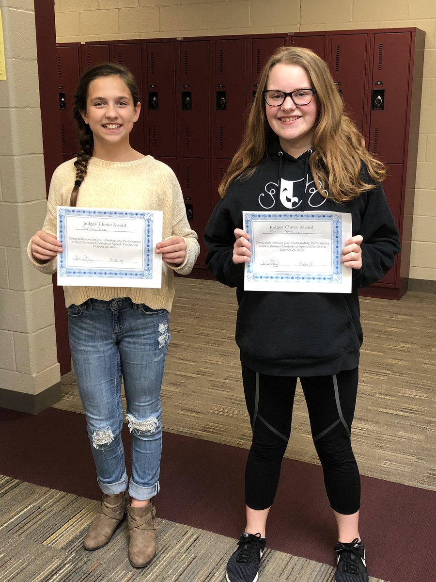 K6Friedman's tweet photo. Congratulations to our duet for earning Judges’ Choice Award at their Conference Speech Meet! #princespride https://t.co/IkHMAjkFQh