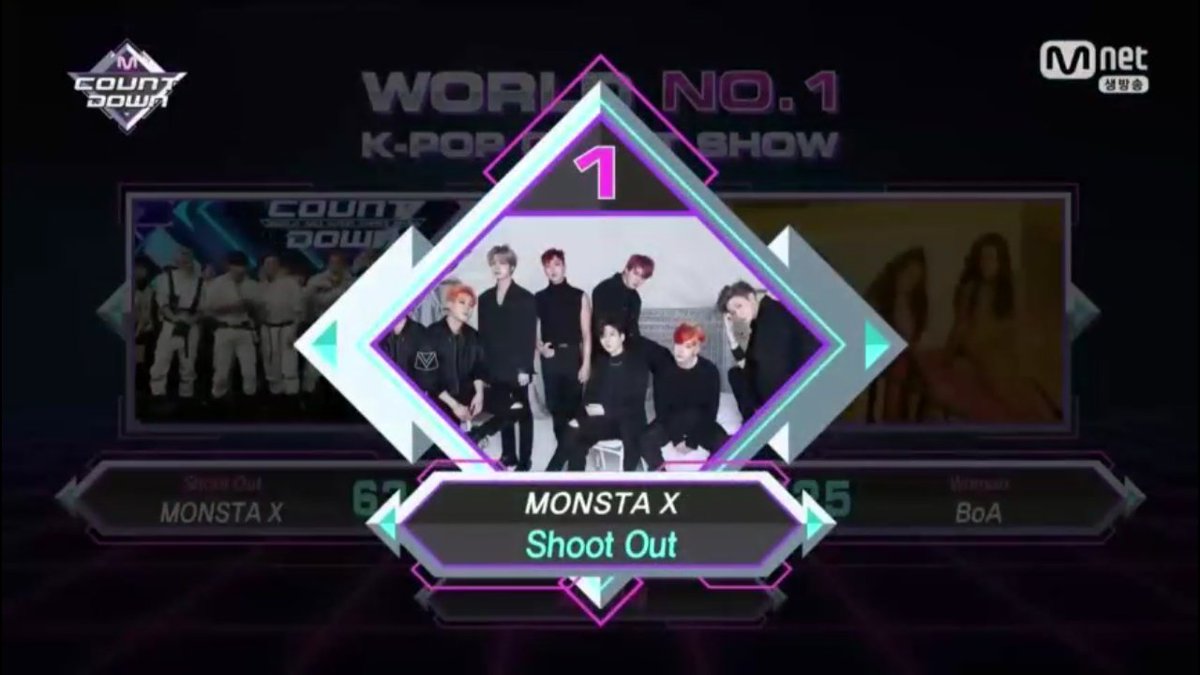 awnu12's tweet image. Also #NCT127 #Regular3rdWin and #MONSTA_X #ShootOut3rdWin on MCOUNTDOWN!! 🏆🏆🏆❤💚
