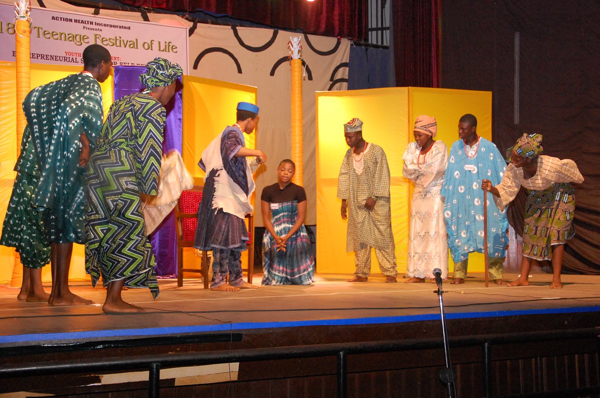 actionhealthinc's tweet photo. Another budding star graced the stage at TFL 2011. Juliana Olayode @julianaolayode aka "Toyo Baby" performed one of her earliest roles on the TFL Stage #TFLthrowback #TFL2018 #TFL2018DemDiv #TeenageFestivalOfLife #AHITFL https://t.co/yOLT6XEyyu